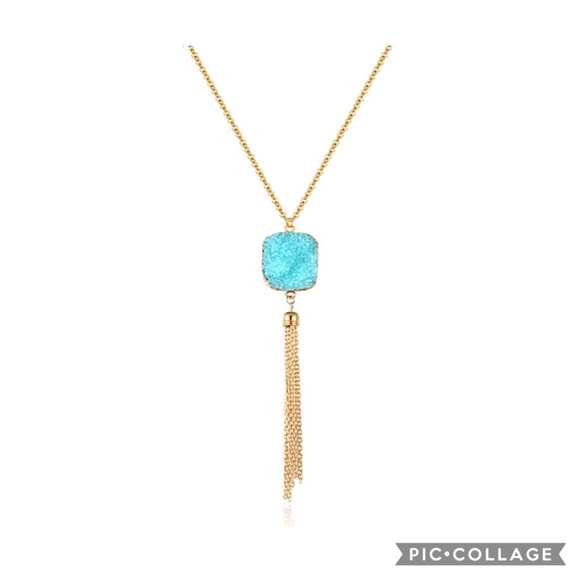 🔥LONG GOLD BOHEMIAN NECKLACE 🌻NWT🏷 - Picture 2 of 10
